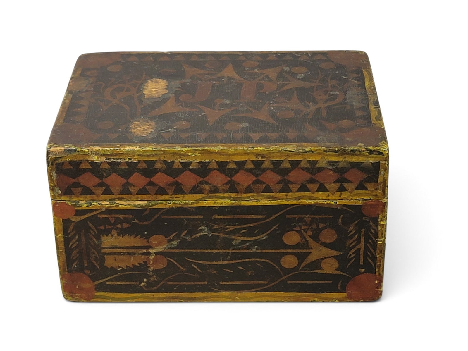 TWO SMALL DECORATED BOXES - 7