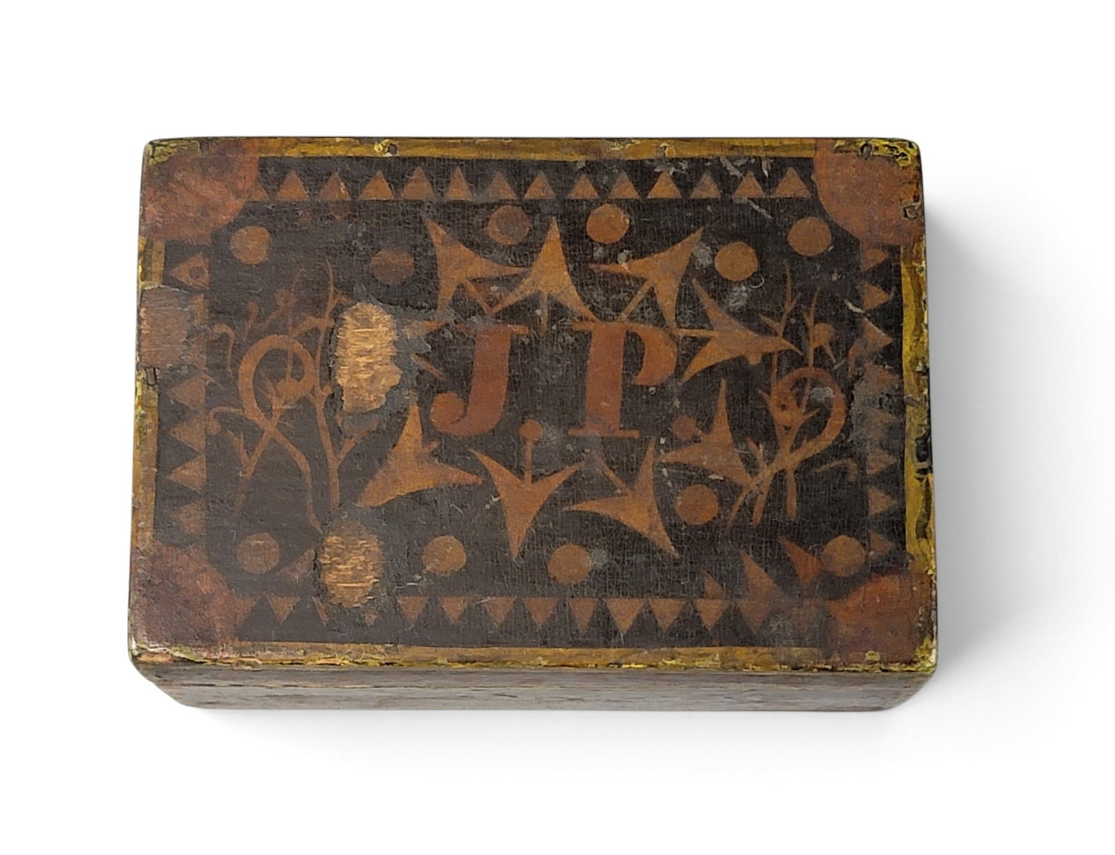 TWO SMALL DECORATED BOXES - 8