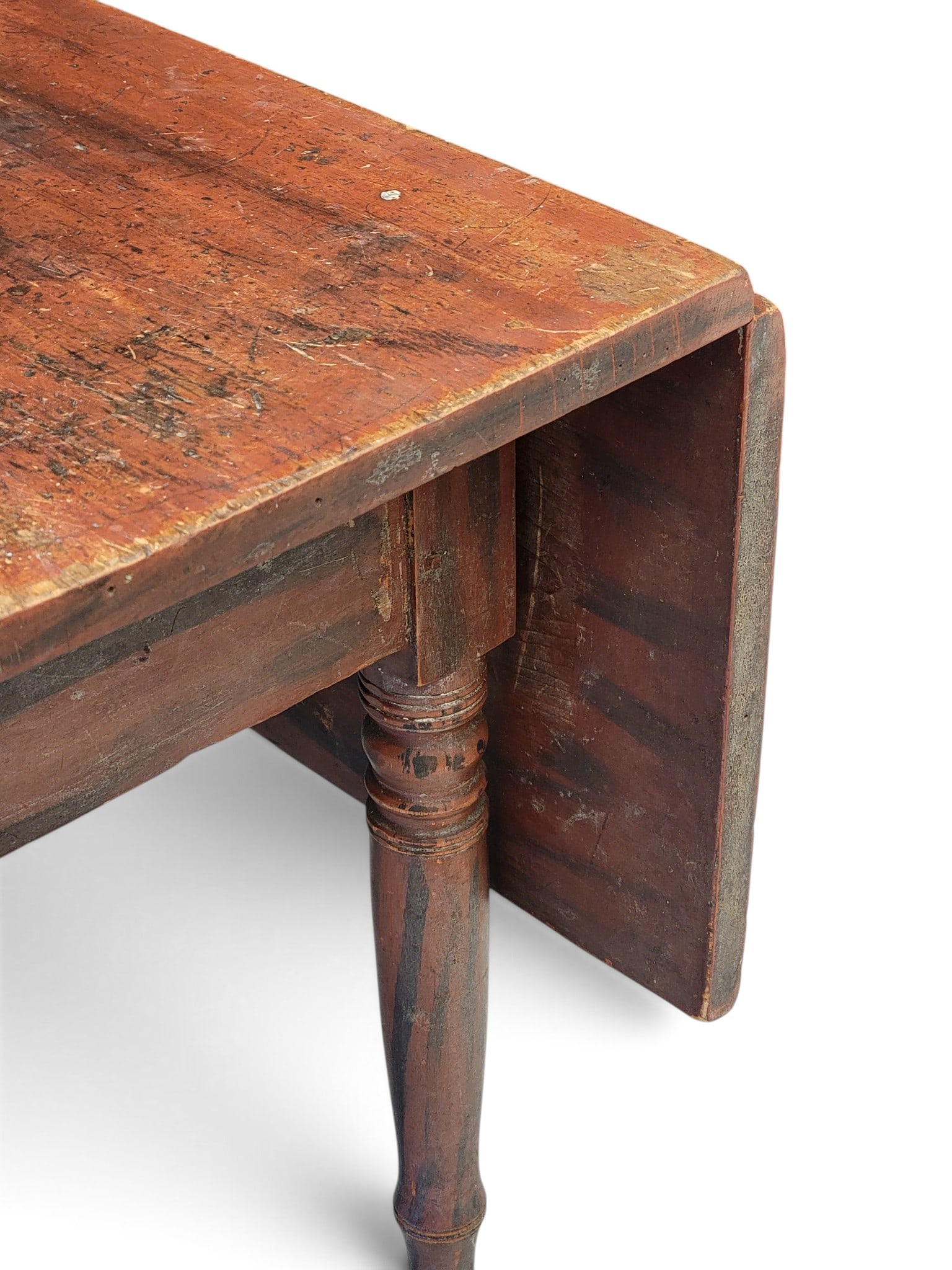 PAINT-DECORATED DROP-LEAF TABLE - 2