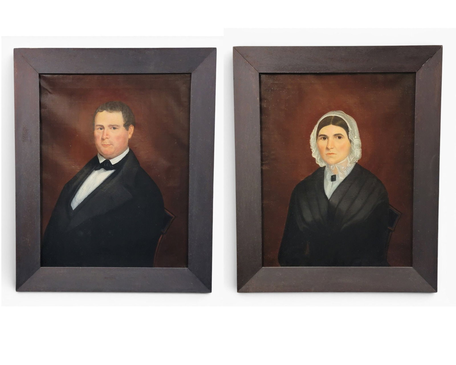 PAIR OF NEW YORK PORTRAITS OF OHIO INTEREST (1 of 9)