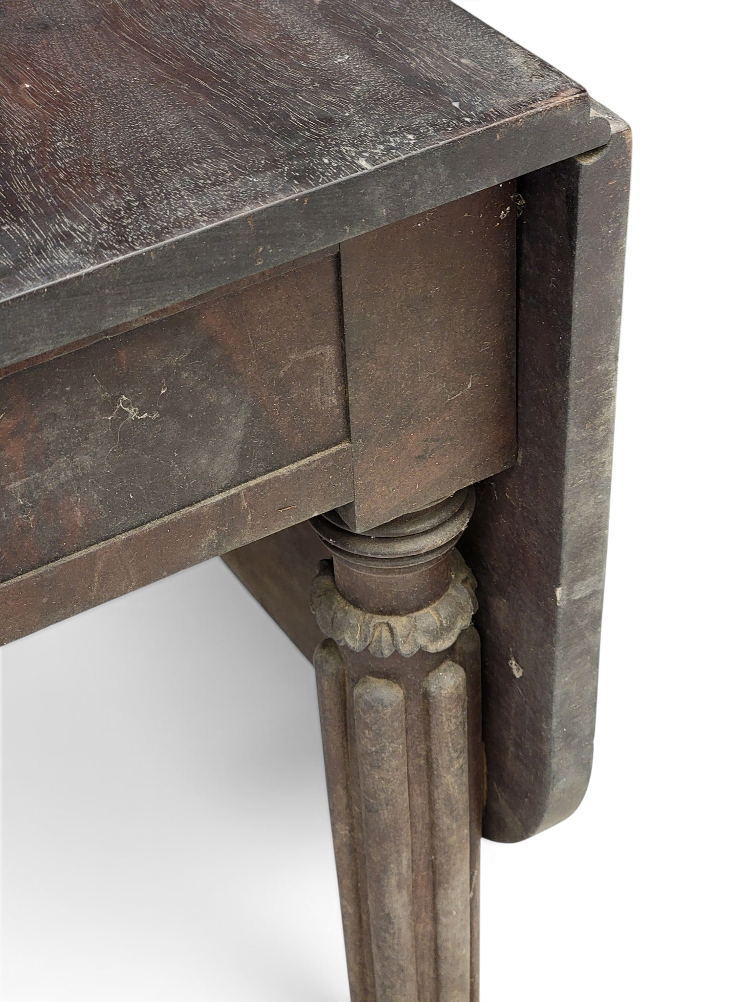 SHERATON DROP-LEAF TABLE WITH ORIGINAL SURFACE - 2