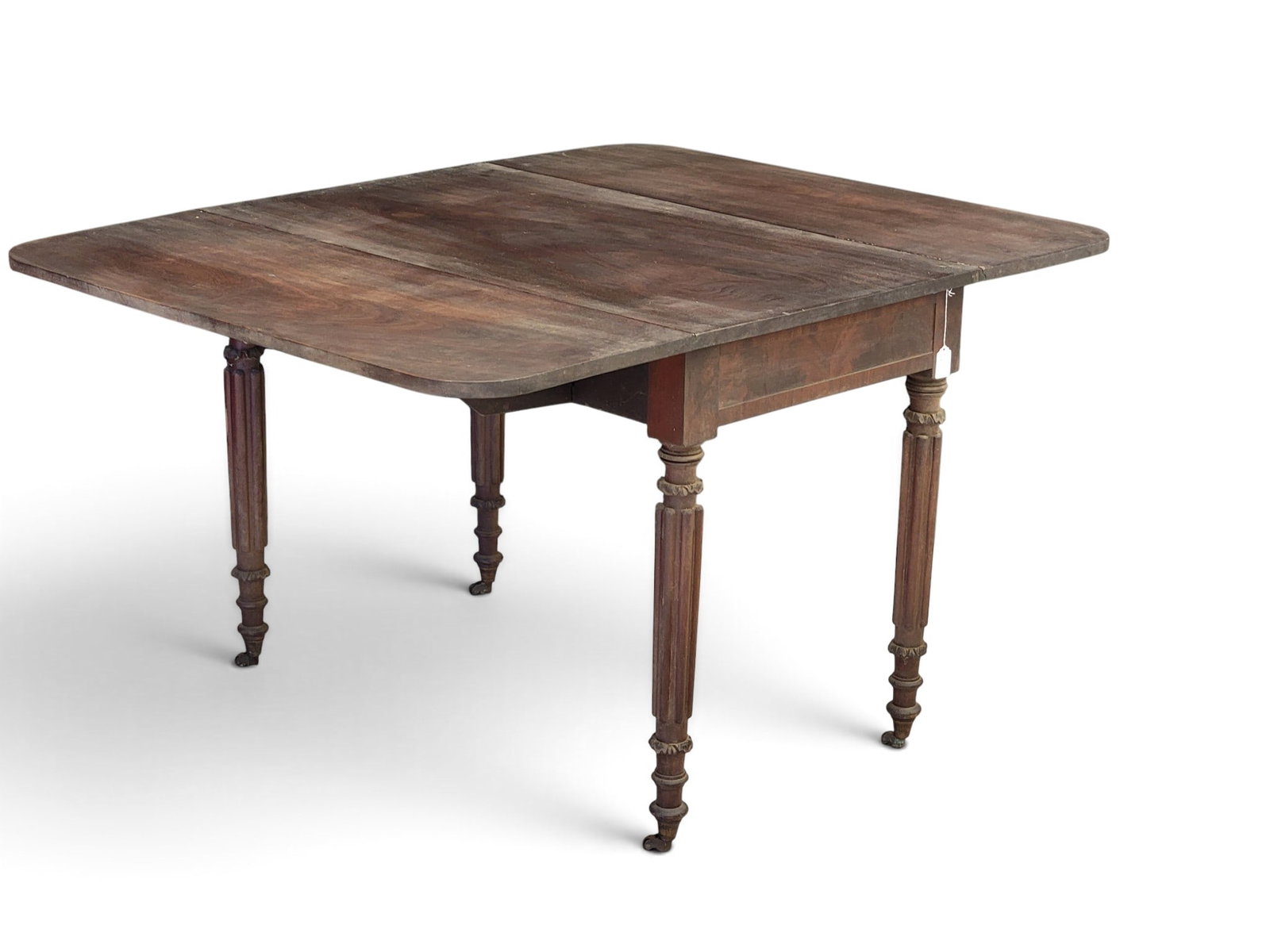 SHERATON DROP-LEAF TABLE WITH ORIGINAL SURFACE - 5