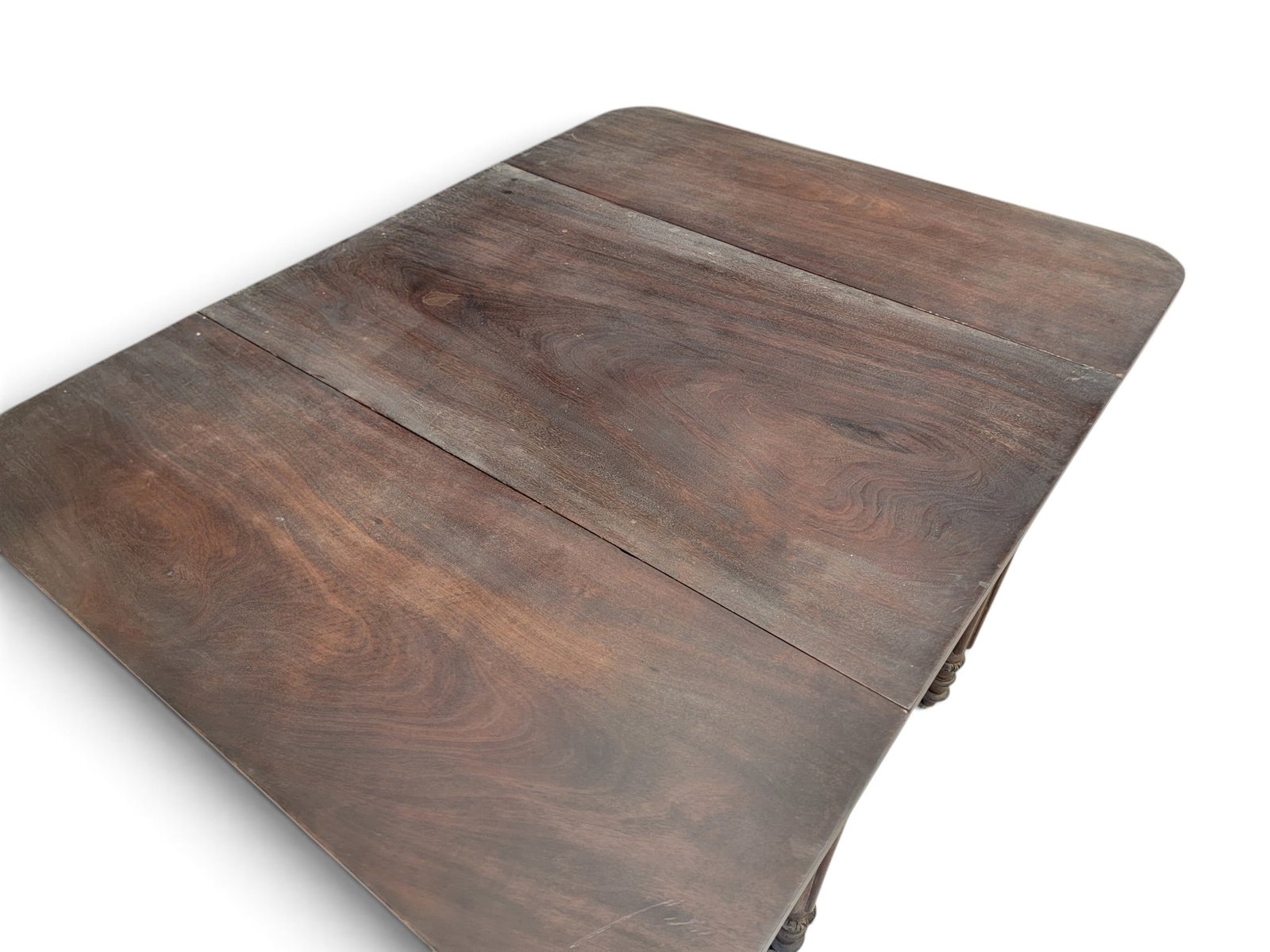 SHERATON DROP-LEAF TABLE WITH ORIGINAL SURFACE - 6