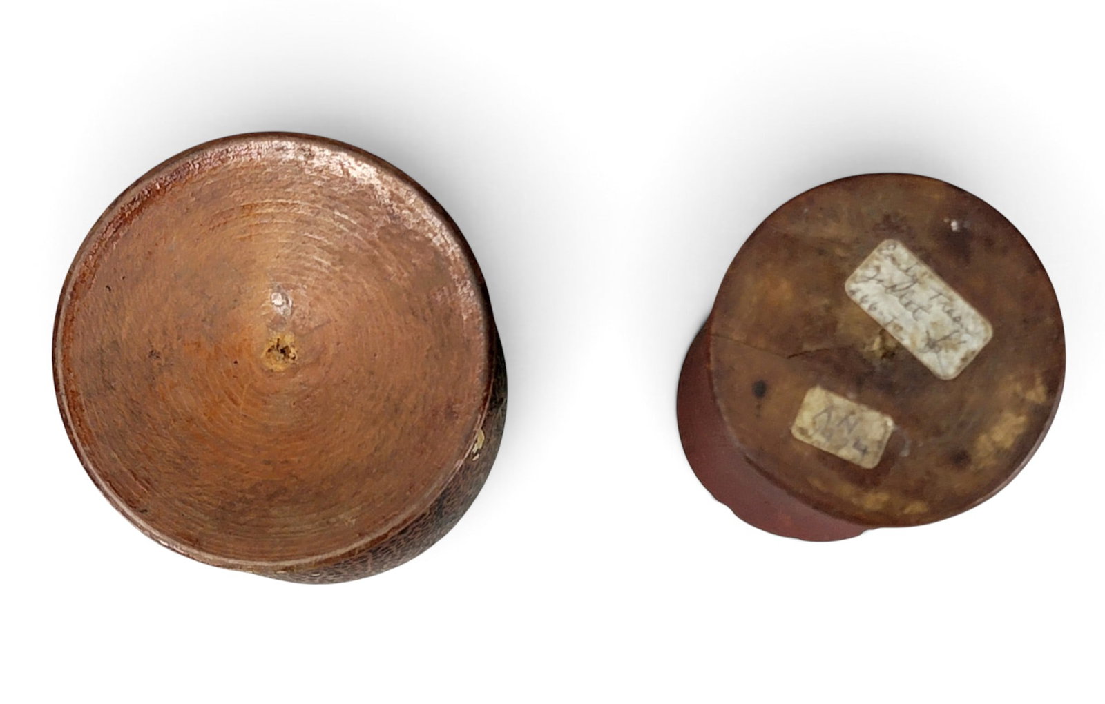 TWO TREEN GOBLETS - 4
