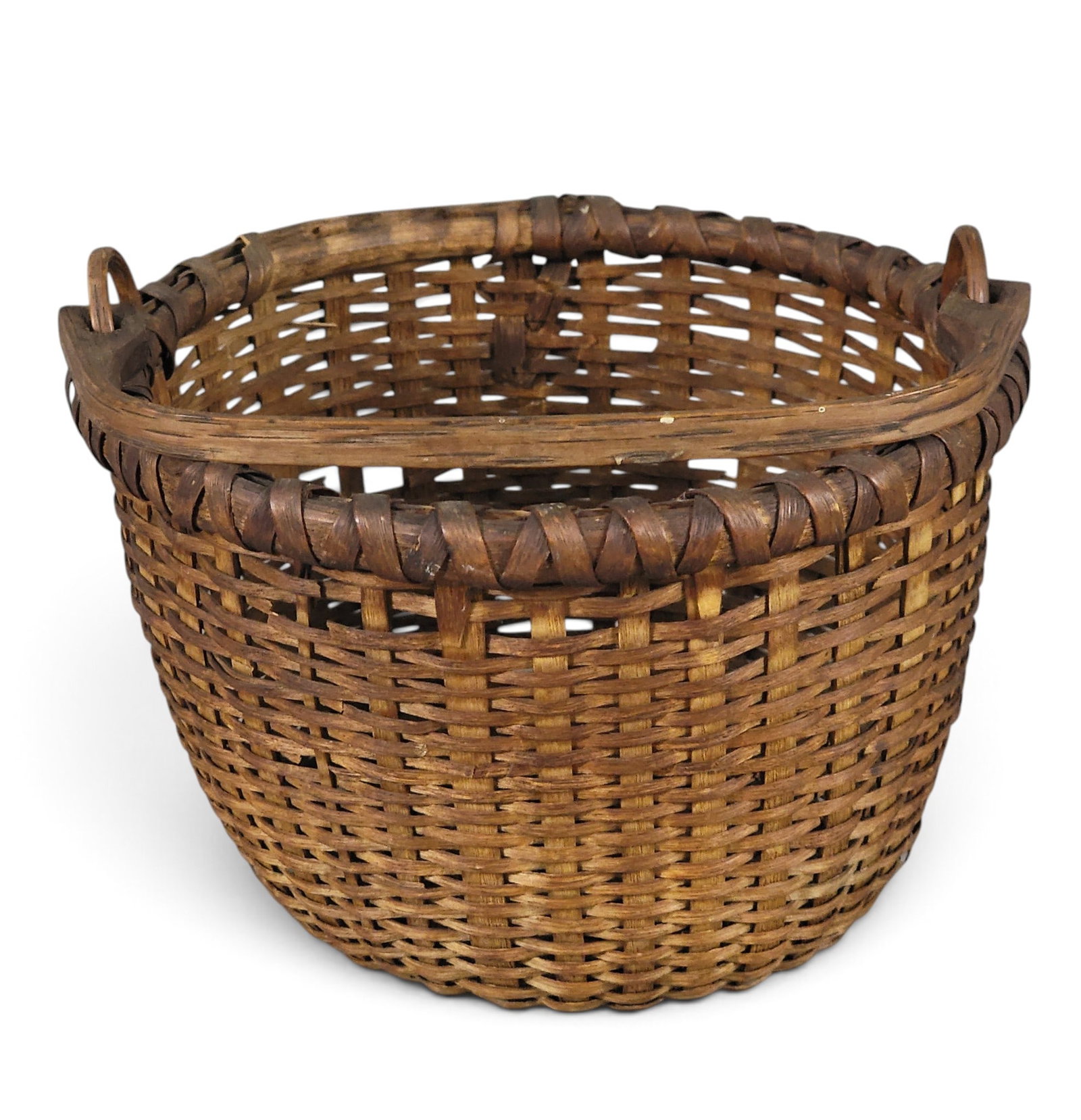 TWO MINIATURE AMERICAN BASKETS - 2