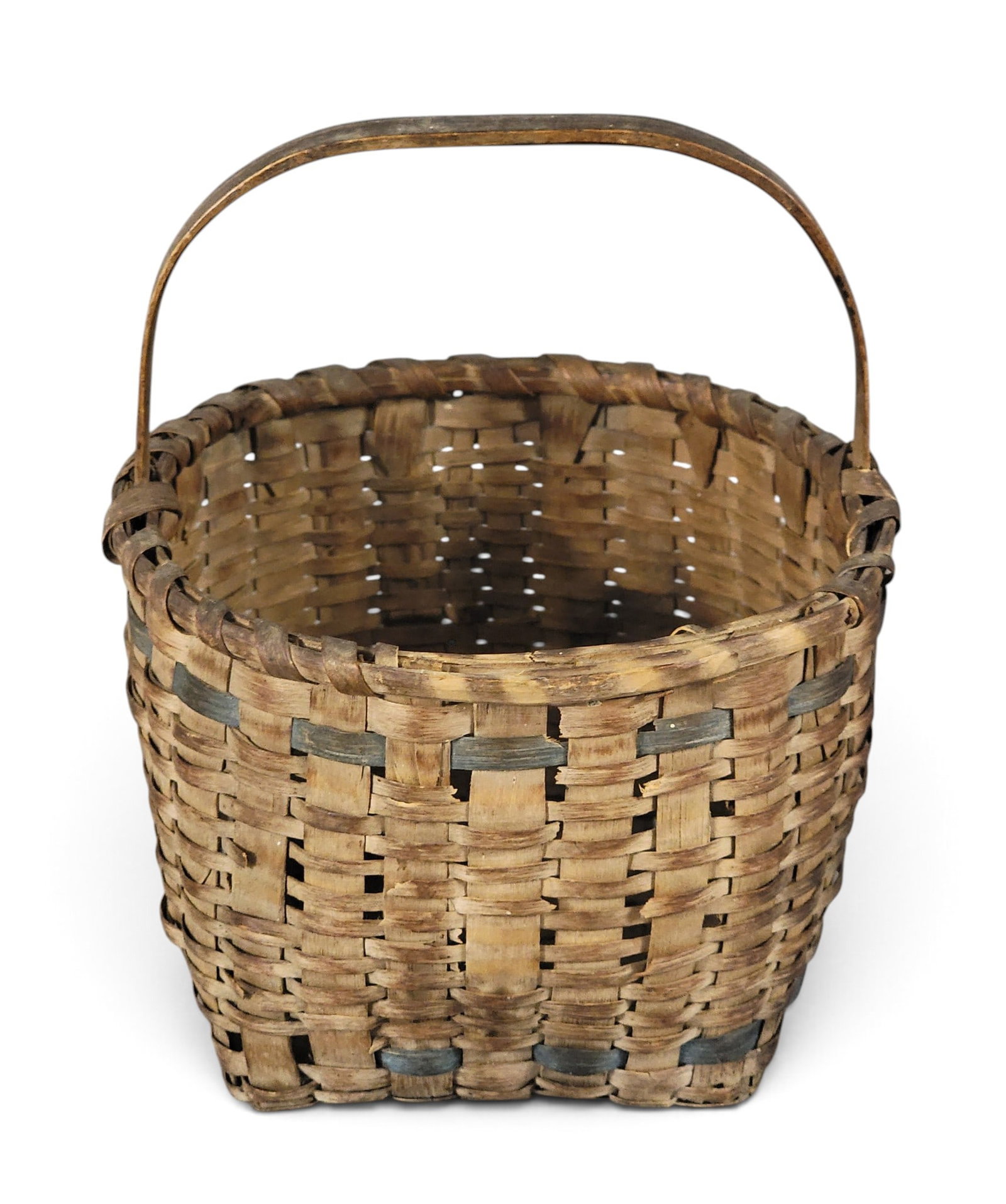 TWO MINIATURE AMERICAN BASKETS - 7