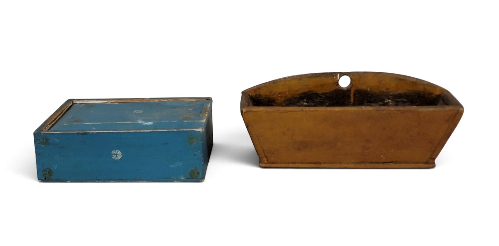 TWO AMERICAN PAINTED BOXES (1 of 17)