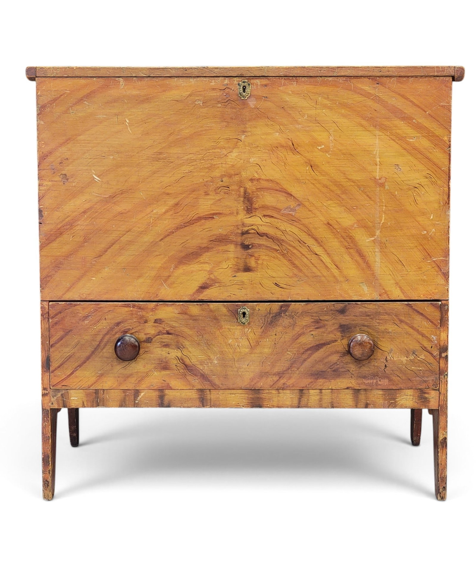 DIMINUTIVE DECORATED MULE CHEST (1 of 6)