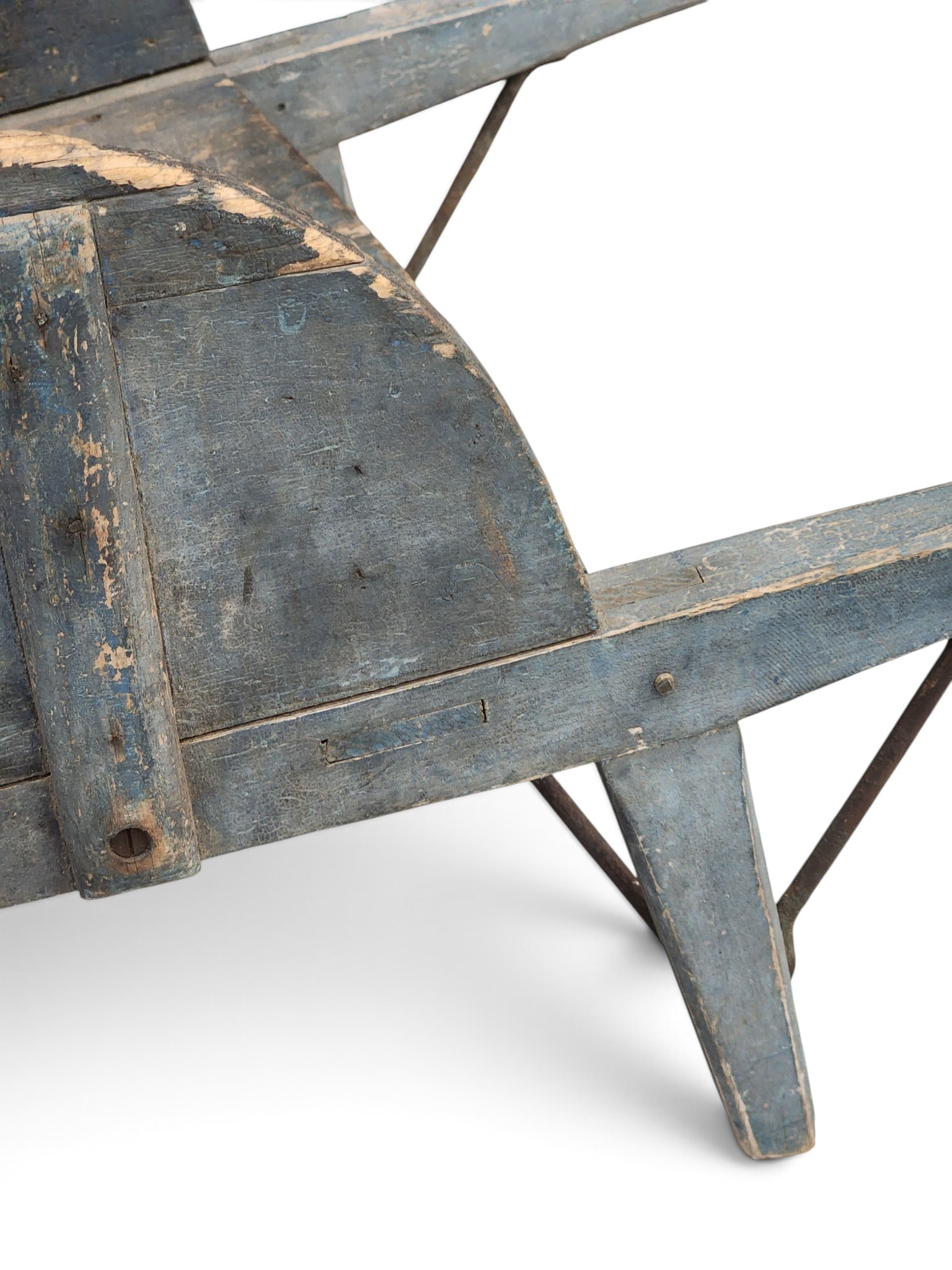 EARLY PAINTED WHEELBARROW - 3