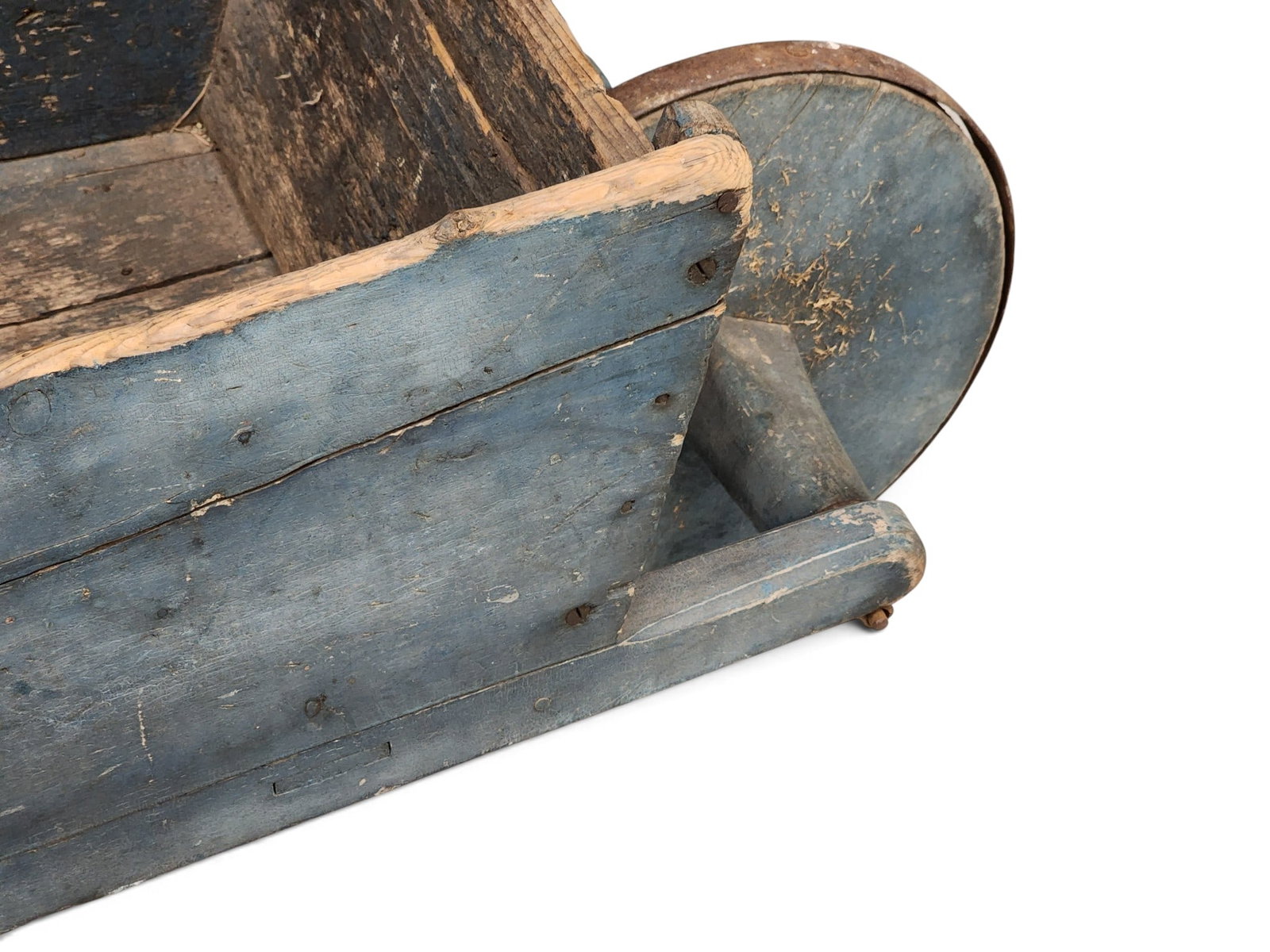 EARLY PAINTED WHEELBARROW - 6