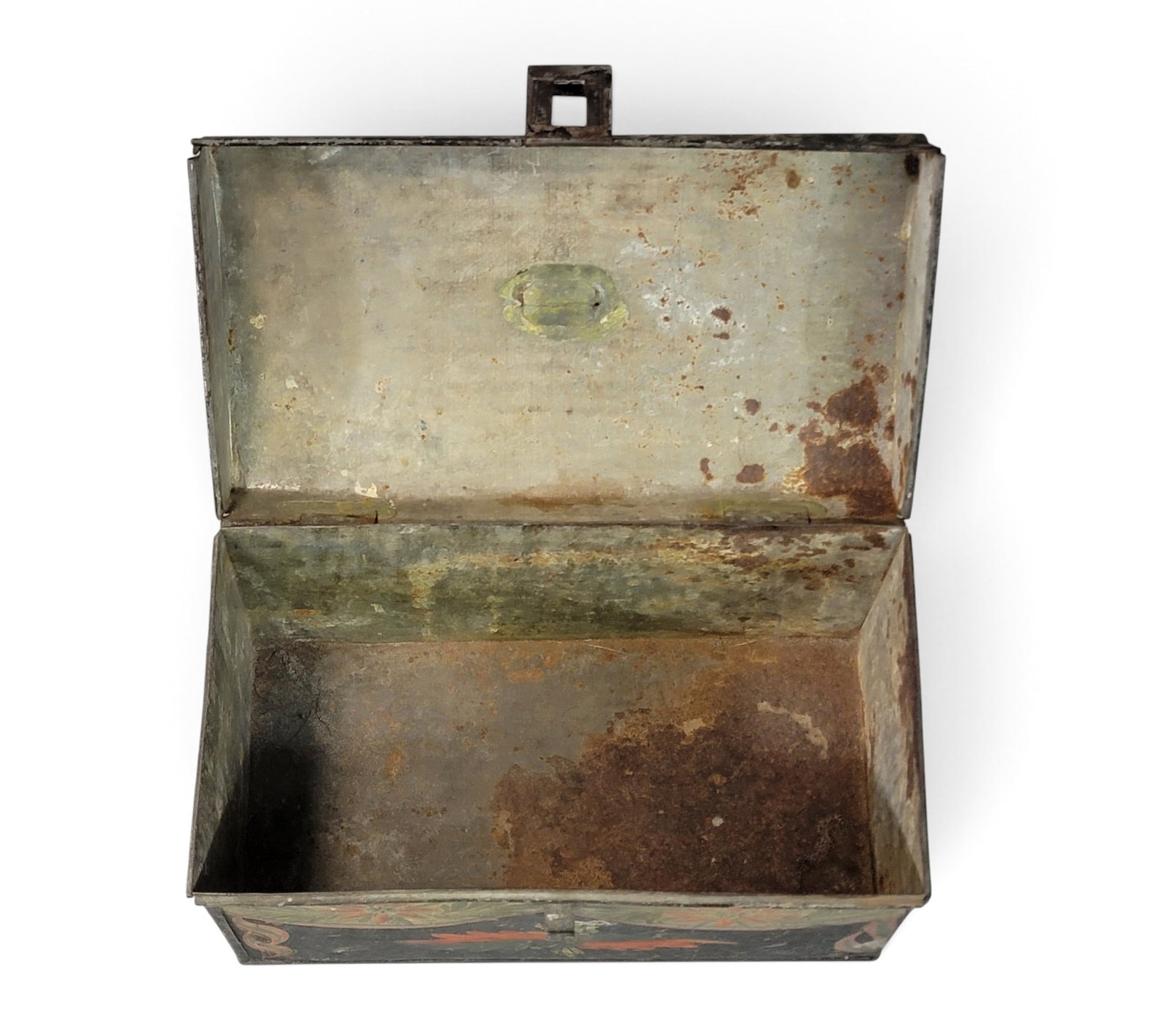 TWO AMERICAN TOLEWARE BOXES - 12