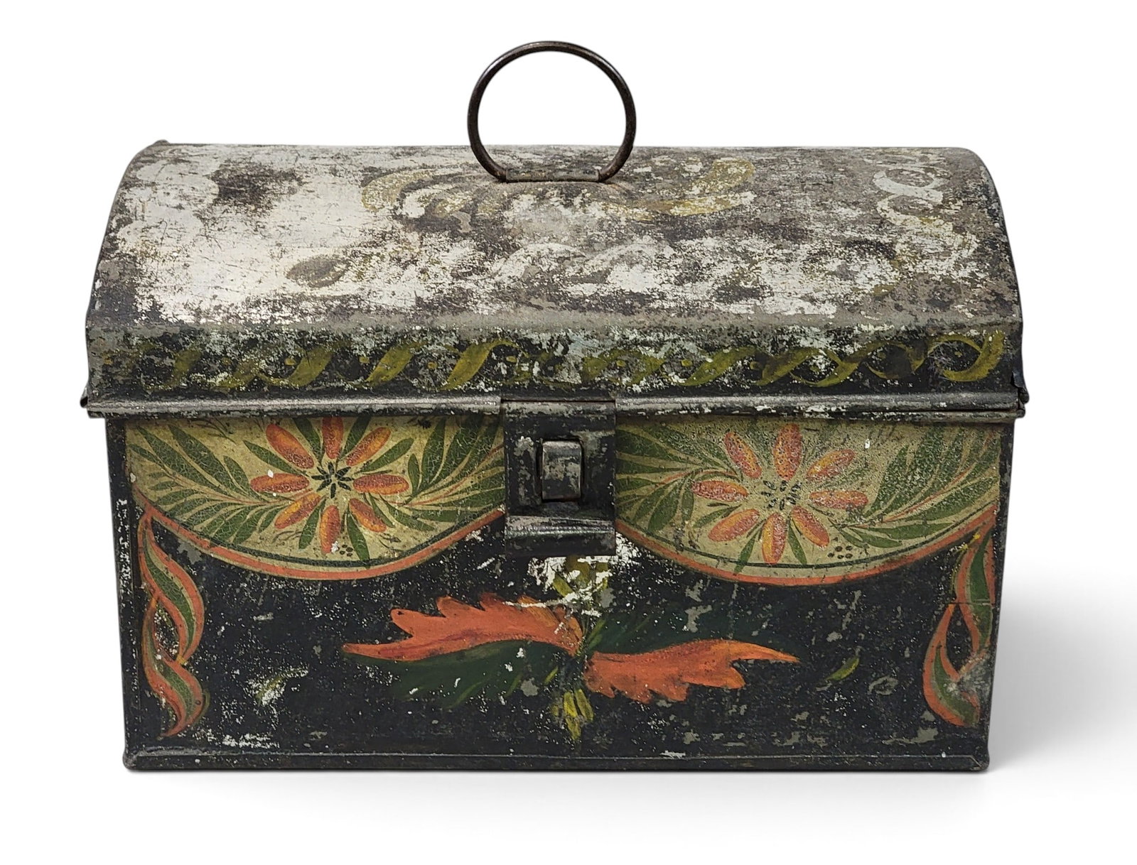 TWO AMERICAN TOLEWARE BOXES - 8