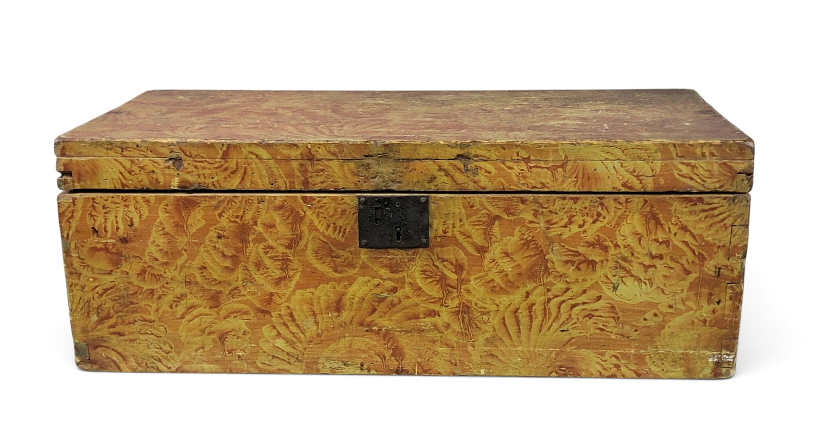 AMERICAN PAINT-DECORATED STORAGE BOX (1 of 6)