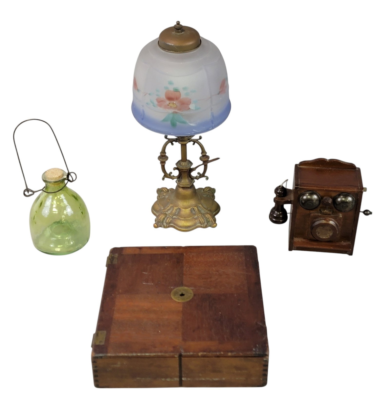 LAMP, MUSIC BOX, FLY TRAP, AND BOX (1 of 12)