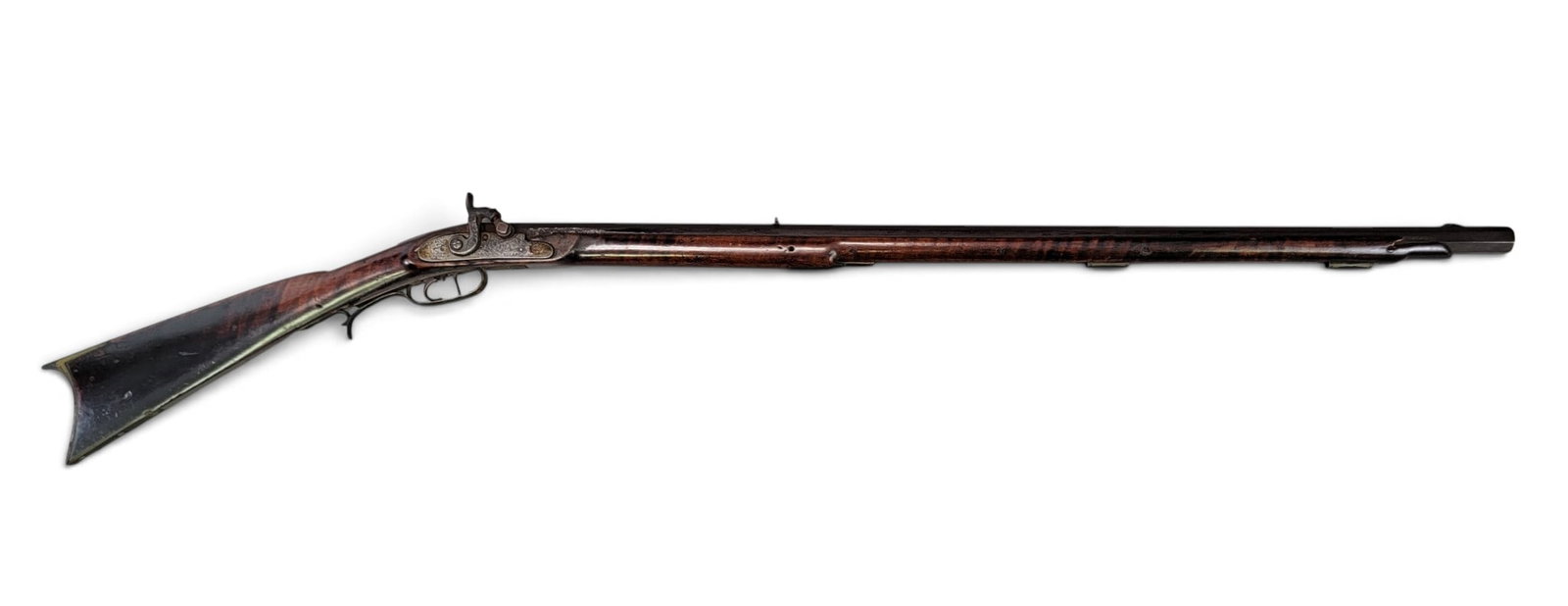FULL-STOCK OHIO PERCUSSION RIFLE BY NATHAN JARVIS (1 of 6)