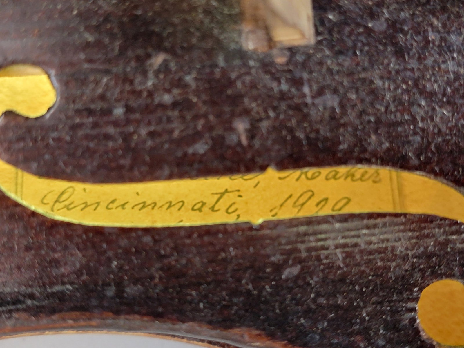 HARRY SCHNICKE (CINCINNATI) VIOLIN - 3