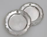 Two plates from the so-called ''Bamberg Service''