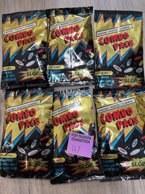 6 PC LOT OF POGS COMBO PACKS SURPRISE PACKS: Comes as seen in pictures