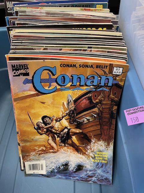 HUGE LOT OF MARVEL COMICS CONAN MAGAZINE (1 of 3)