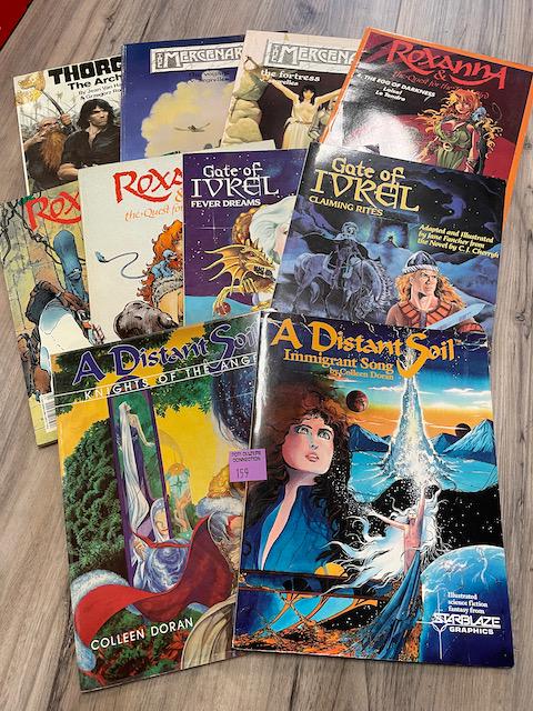 STARBALZE GRAPHICS VINTAGE TRADE PAPER BACKS GROUPING NICE SHAPE (1 of 1)