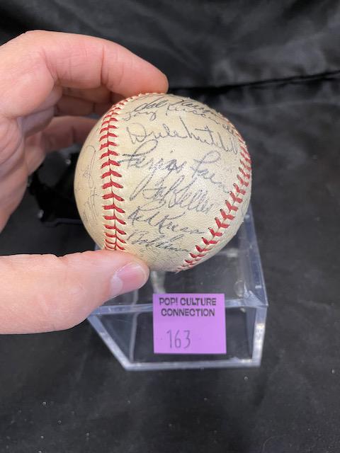 SIGNED BASEBALL AL ROSEN BOB FELLER, EARLY WYNN (1 of 3)