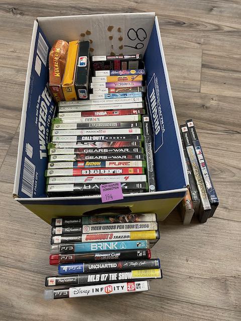 HUGE LOT OF VIDEO GAMES AND CASES.: SOME ARE JUST THE BOXES ALTHOUGH MANY HAVE GAMES