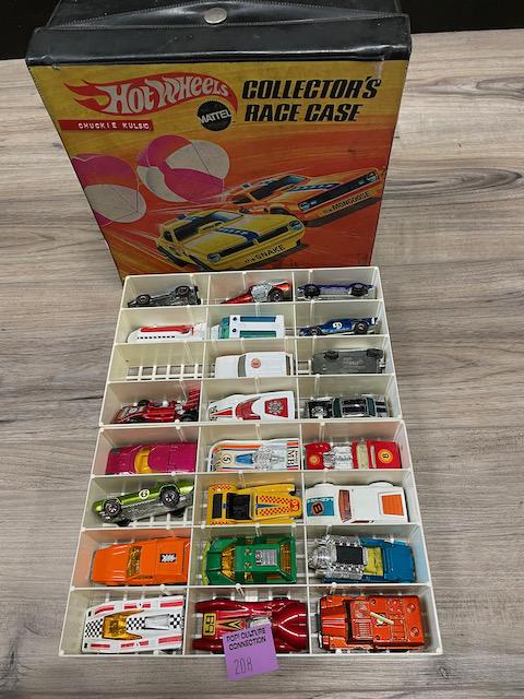 HOT WHEELS CASE WITH 2X SLATS OF CARS, CASE HAS 5X TOTAL (1 of 1)