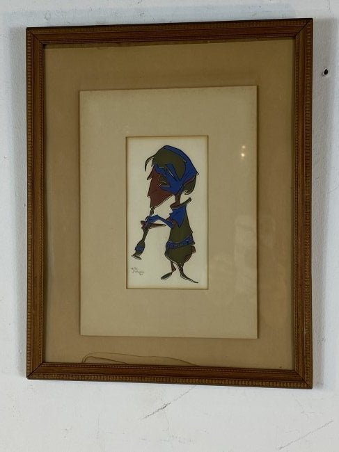 Ernest Ruckle Musician Lithograph Dated 1967 (1 of 3)