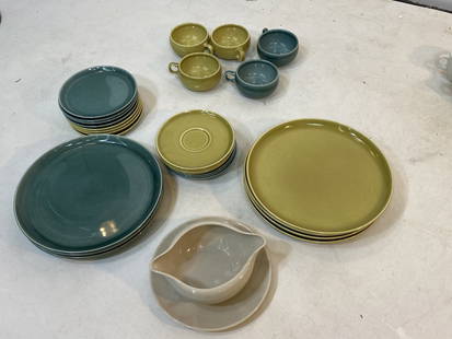 Russel Wright Sets of China: Russel Wright China By Iroquois-14 Coffee Cups,9 Small Plates measure at 6 1/2” Diameter.7 Dinner Plates measure at 9Â” Diameter.Russel Wright China By Steubenville-5 Coffee Cups,15 Small Plates