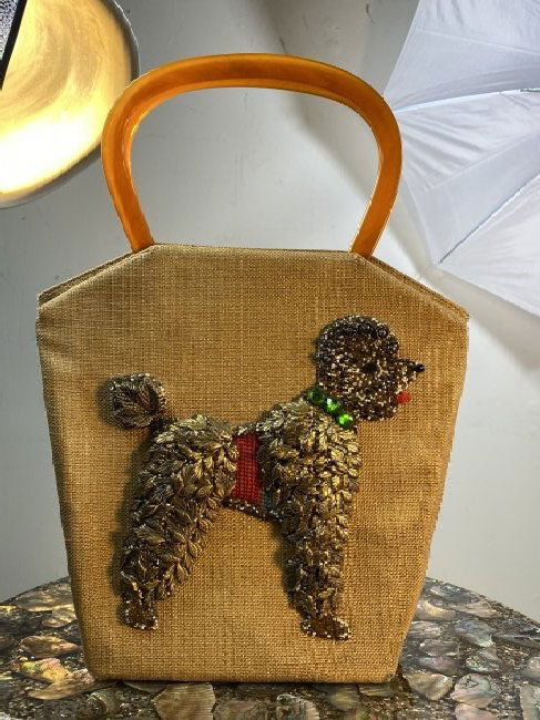 1950’s Poodle Handbag By Jolles (1 of 6)