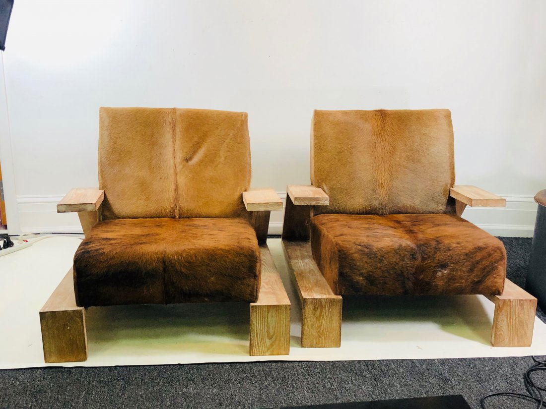 Pair Of Armchairs In The Manner Of Jean Michel Frank (1 of 7)