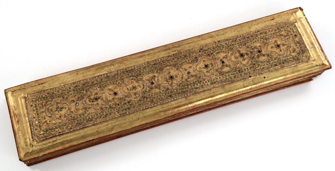 Exceptional 19th Century Gilt Burmese Kammavaca (1 of 8)