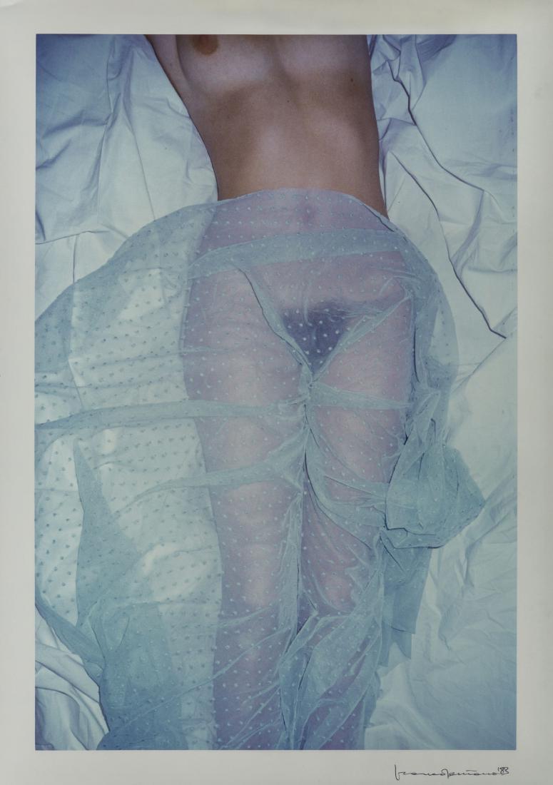 FRANCO FONTANA, Untitled: FRANCO FONTANA (1933) Untitled 1983 C-print 84.4 x 60 cm Signed and dated lower right Minor defects PROVENANCE: Private Collection, Rome Dimensions: 84.4 x 60 cm