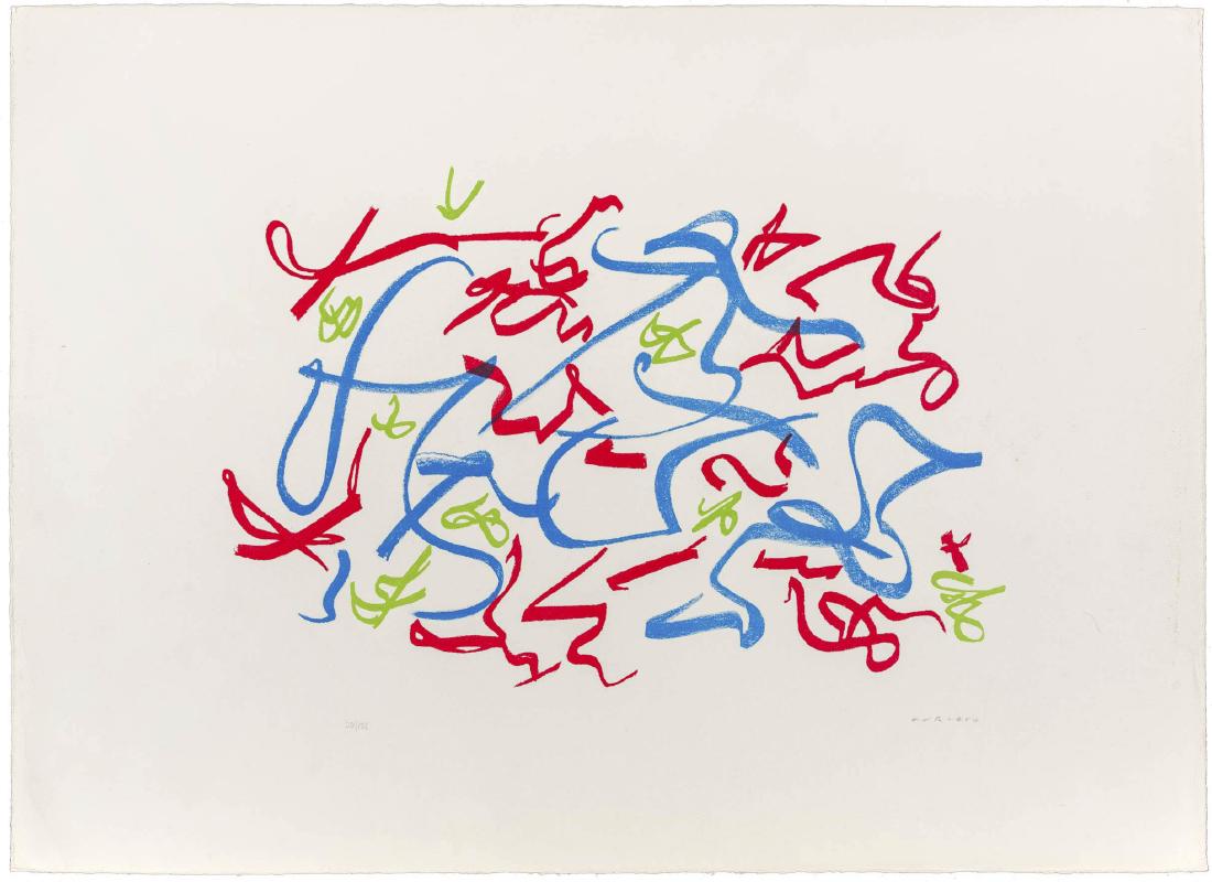 GIULIO TURCATO, Untitled: GIULIO TURCATO (1912 - 1995) Untitled Silkscreen, ed. 24/135 50 x 70 cm Signed in pencil lower right and numbered lower left PROVENANCE: Private Collection, Rome