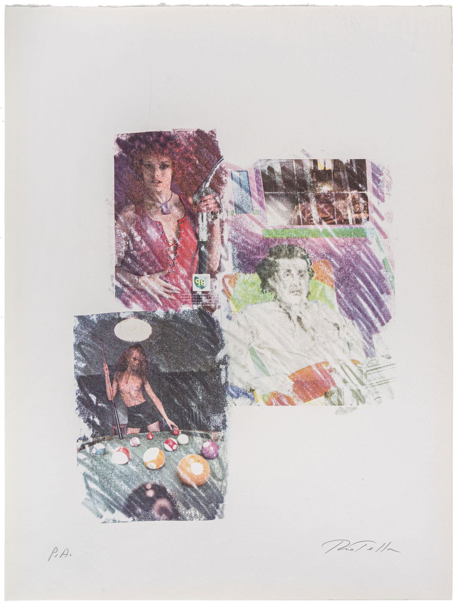 MIMMO ROTELLA ®   (1918 - 2006)   Untitled (1 of 1)