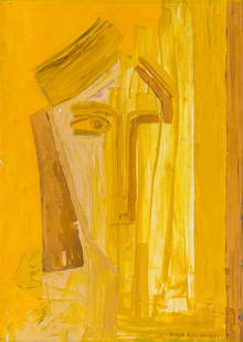 PABLO ATCHUGARRY, Untitled: PABLO ATCHUGARRY(1954)UntitledOil on canvas70 x 50 cmSigned lower rightPROVENANCE:Private collection, Lecco (acquired from the artist)