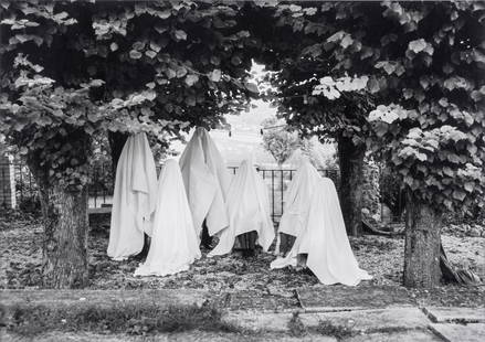 ULLA VON BRANDENBURG, Geister (Ghosts): ULLA VON BRANDENBURG -1974 Geister (Ghosts) 2009 Black and white Lambda print, ed. 20/50 from and edition of 50 examples and 10 artist's proof 30 x 40 cm PROVENANCE: Chisenhale Gallery, London Private