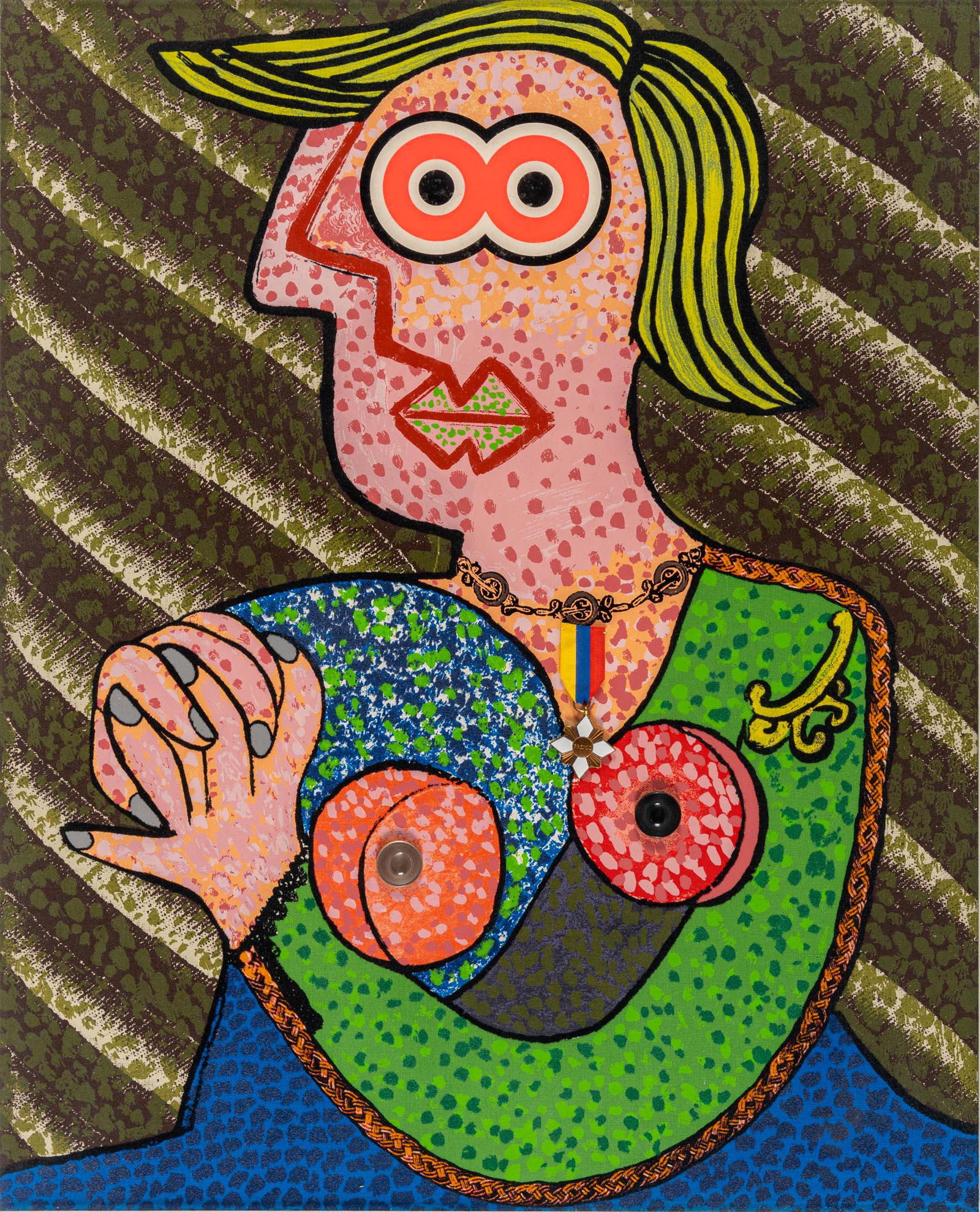 ENRICO BAJ, Matilde di Canossa (1 of 2)