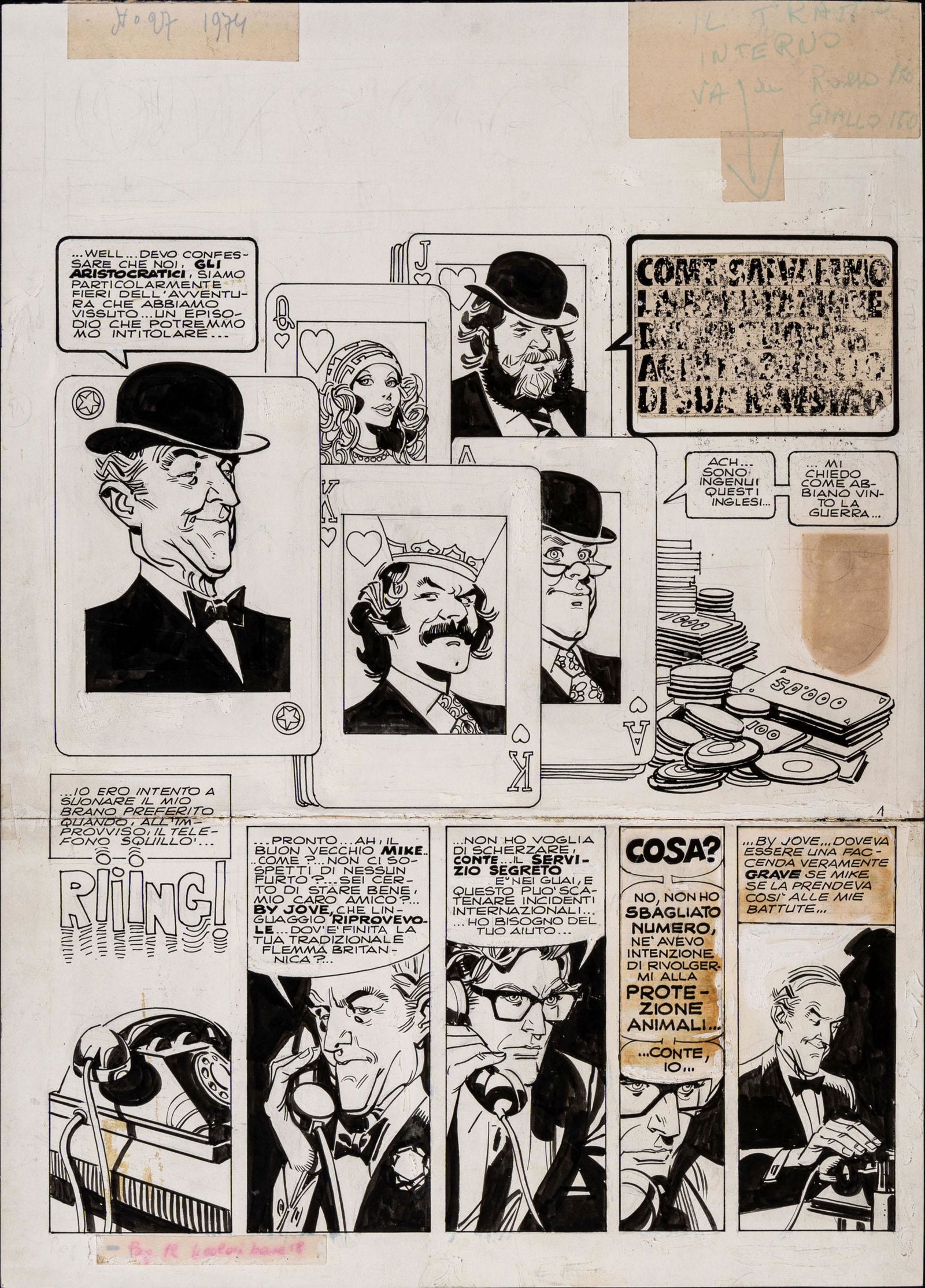 FERDINANDO TACCONI, Gli aristocratici, page 1, episode (1 of 1)