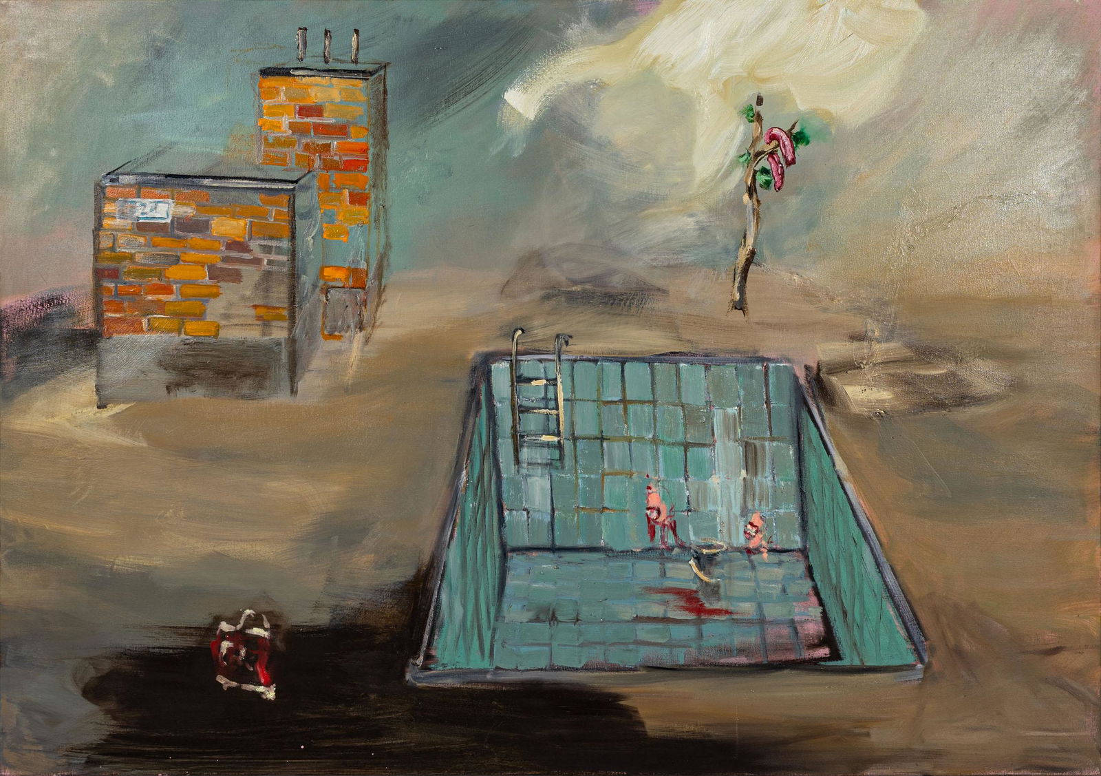 AARON VAN ERP, Untitled: AARON VAN ERP (1978) Untitled 2006 Oil on canvas 120 x 170 cm Work accompanied by a certificate of authenticity issued by Hoet Bekaert Gallery, Ghent PROVENANCE: Private collection, Milan