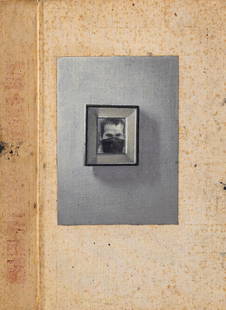 IAN TWEEDY, Arrangements of forgotten stories #48: IAN TWEEDY (1982) Arrangements of forgotten stories #48 2007 Oil on book cover 20,7 x 15,5 cm Signed, dated and titled on the reverse PROVENANCE: Studio d'Arte Contemporanea Dabbeni, Lugano (stamp on