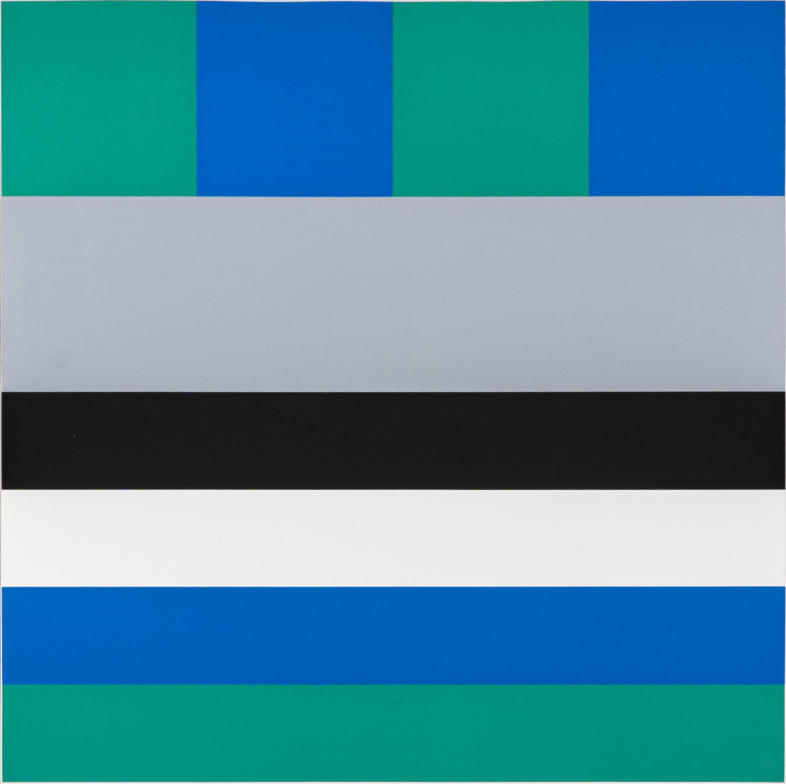 CAMILLE GRAESER, Kuhle relation/konversion: CAMILLE GRAESER (1892 - 1980) Kuhle relation/konversion 1973 Silkscreen, ed. 215/500 69 x 69 cm Signed and numbered on the reverse PROVENANCE: Private collection, Milan