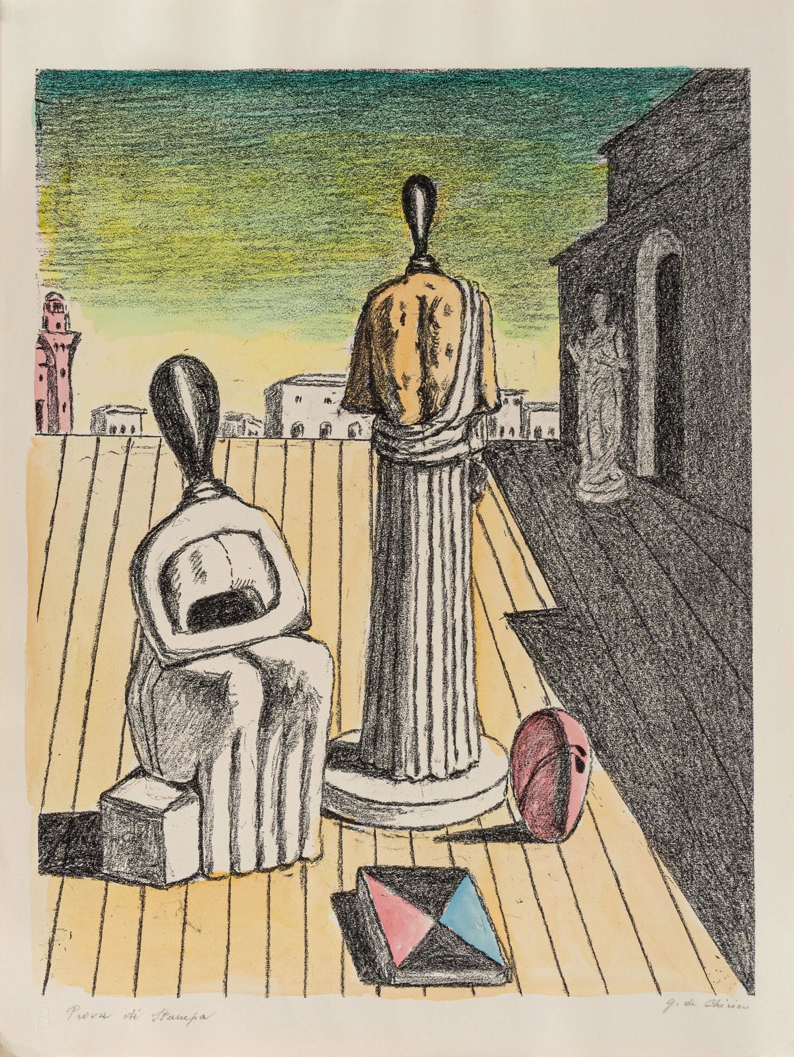 GIORGIO DE CHIRICO, Le muse del pomeriggio (1 of 1)