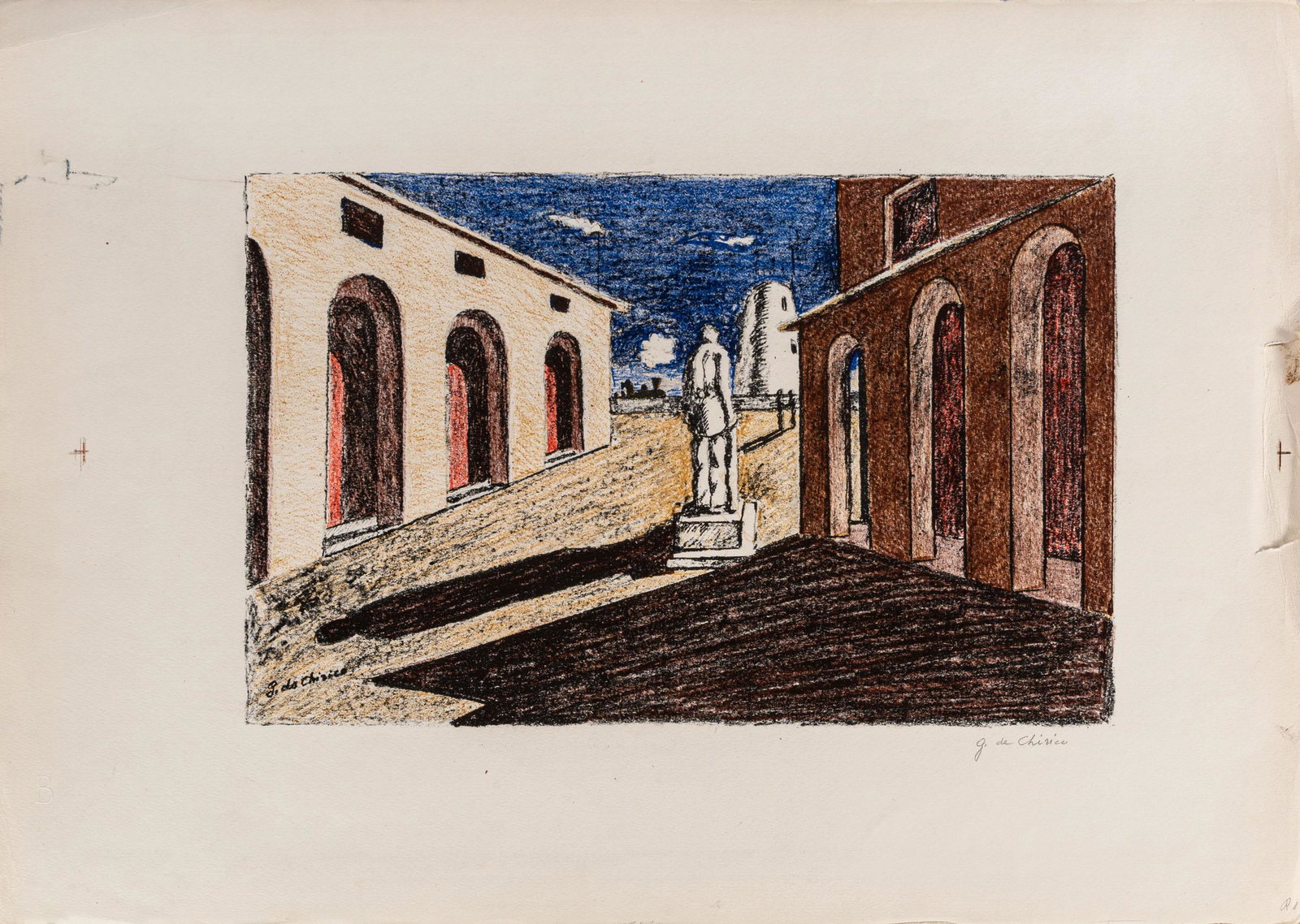 GIORGIO DE CHIRICO, Solitudine dell'uomo politico (1 of 1)