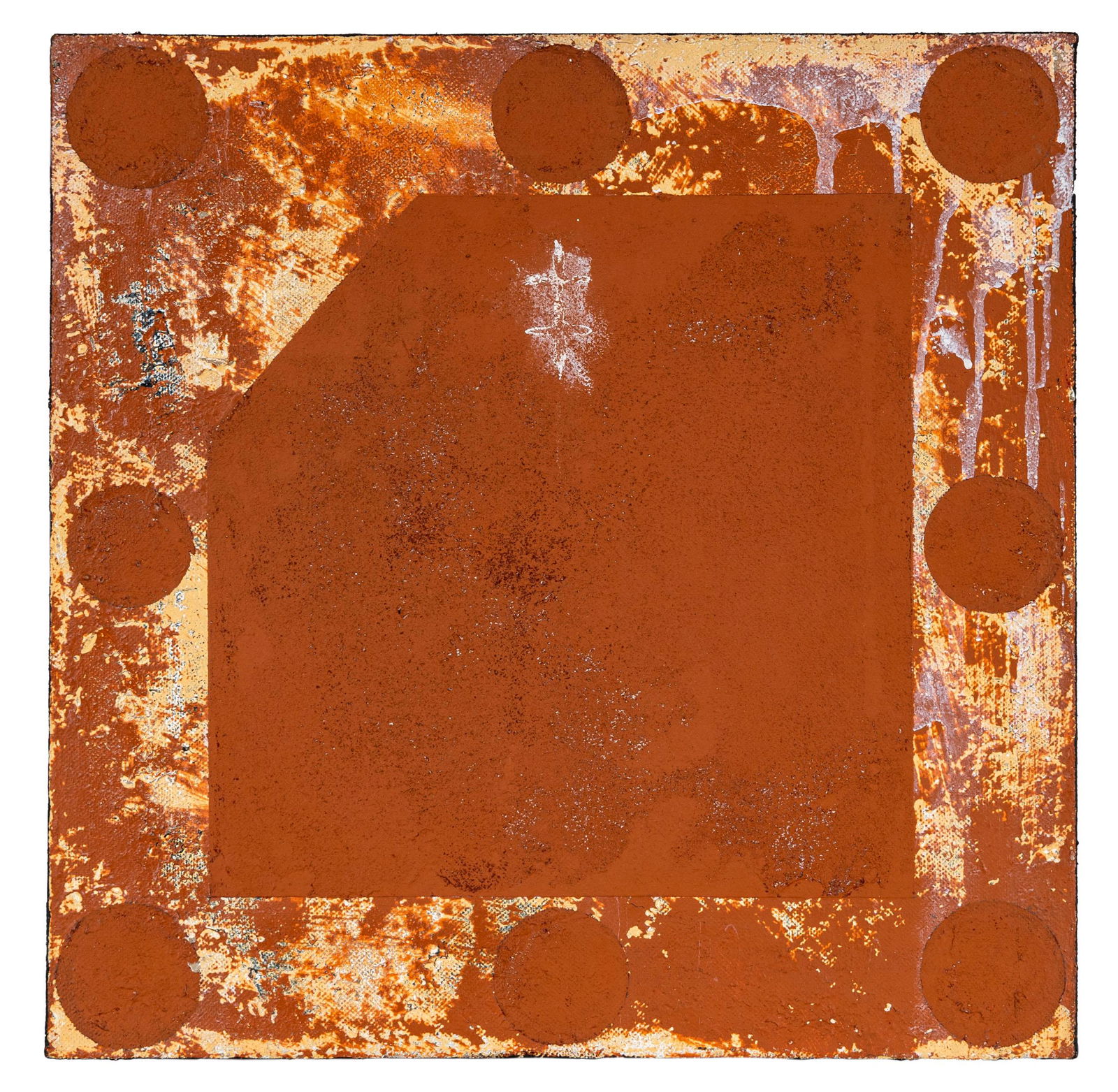 ROBERTO FLOREANI, Traccia: ROBERTO FLOREANI(1956)Traccia1991Mixed media on canvas51 x 51 cmSigned, dated and titled on the reversePROVENANCE:Private collection, Verona