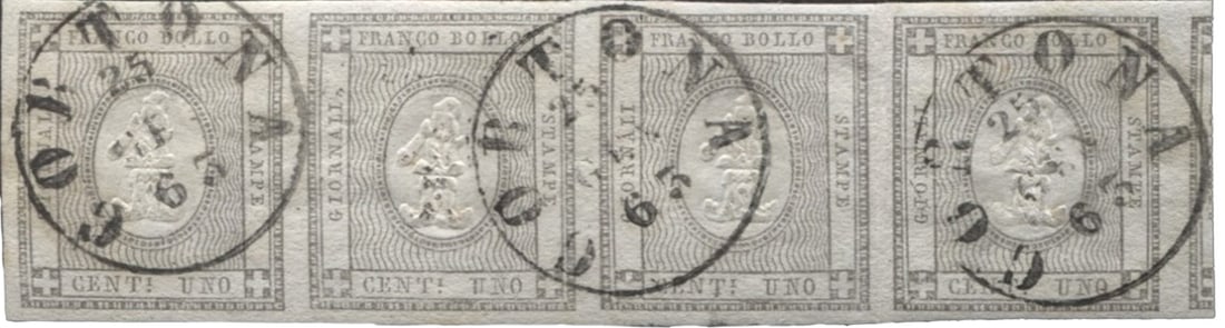 Antichi Stati Italiani - Sardegna - 1 cent (19d) (1 of 1)