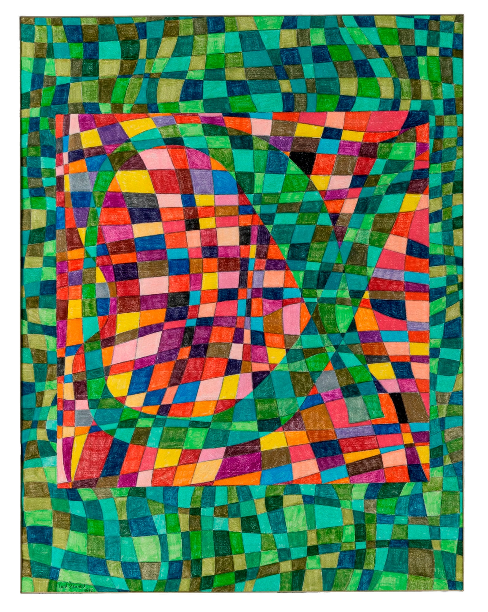 CURT STENVERT, Pesce: CURT STENVERT (1920 - 1992) Pesce 1972 Pastel on paper 62 x 48 cm Signed and dated lower left PROVENANCE: Galleria d'Arte Narciso, Turin (label on the reverse) Private collection, Turin