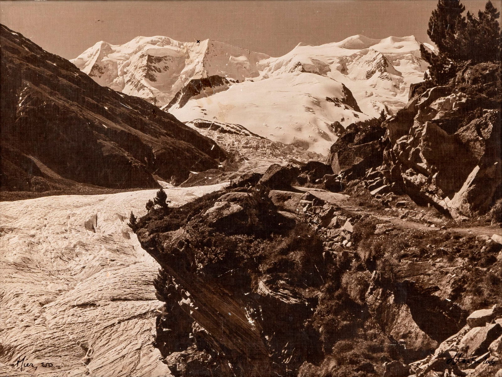 KRIS MARTIN, Hier, wo... (Here, where...): KRIS MARTIN (1972) Hier, wo... (Here, where...) 2004 Preparatory photograph of the artwork 'Erstarrung' 28 x 38 cm Titled lower left Signed, titled and dedicated on the reverse PROVENANCE: Private col