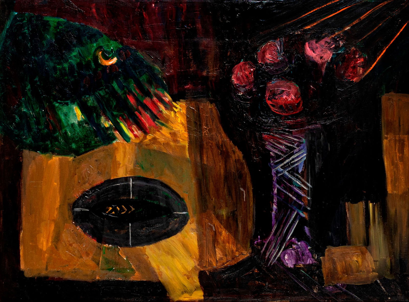 BRUNO CASSINARI, Natura morta: BRUNO CASSINARI(1912 - 1992)Natura morta1963Oil on canvas60,5 x 81 cmSigned lower rightSigned, dated and titled on the reverseWork accompanied by a certificate of authenticity on photograph issued by