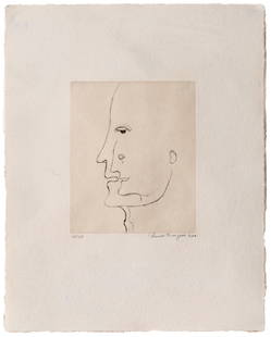 LOUISE BOURGEOIS, The son is father to the man (State III of III): LOUISE BOURGEOIS (1911 - 2010) The son is father to the man (State III of III) 2000 Drypoint, ed. 25/25, Harnan & Weaver editor and printer, New York, from and edition of 25 examples in Arabic numeral